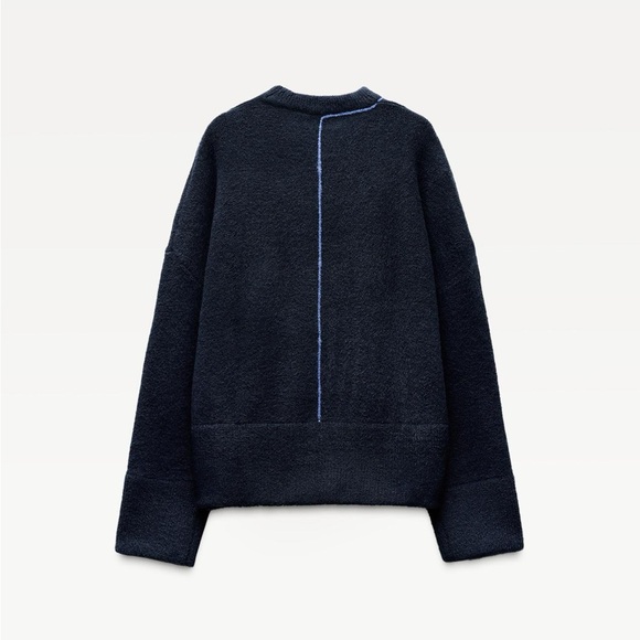 Blue Zara sweater - Picture 3 of 3
